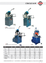 SEMI-AUTO AIR OPERATED DISK SAW