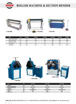 ROLLING MACHINE&SECTION BENDER