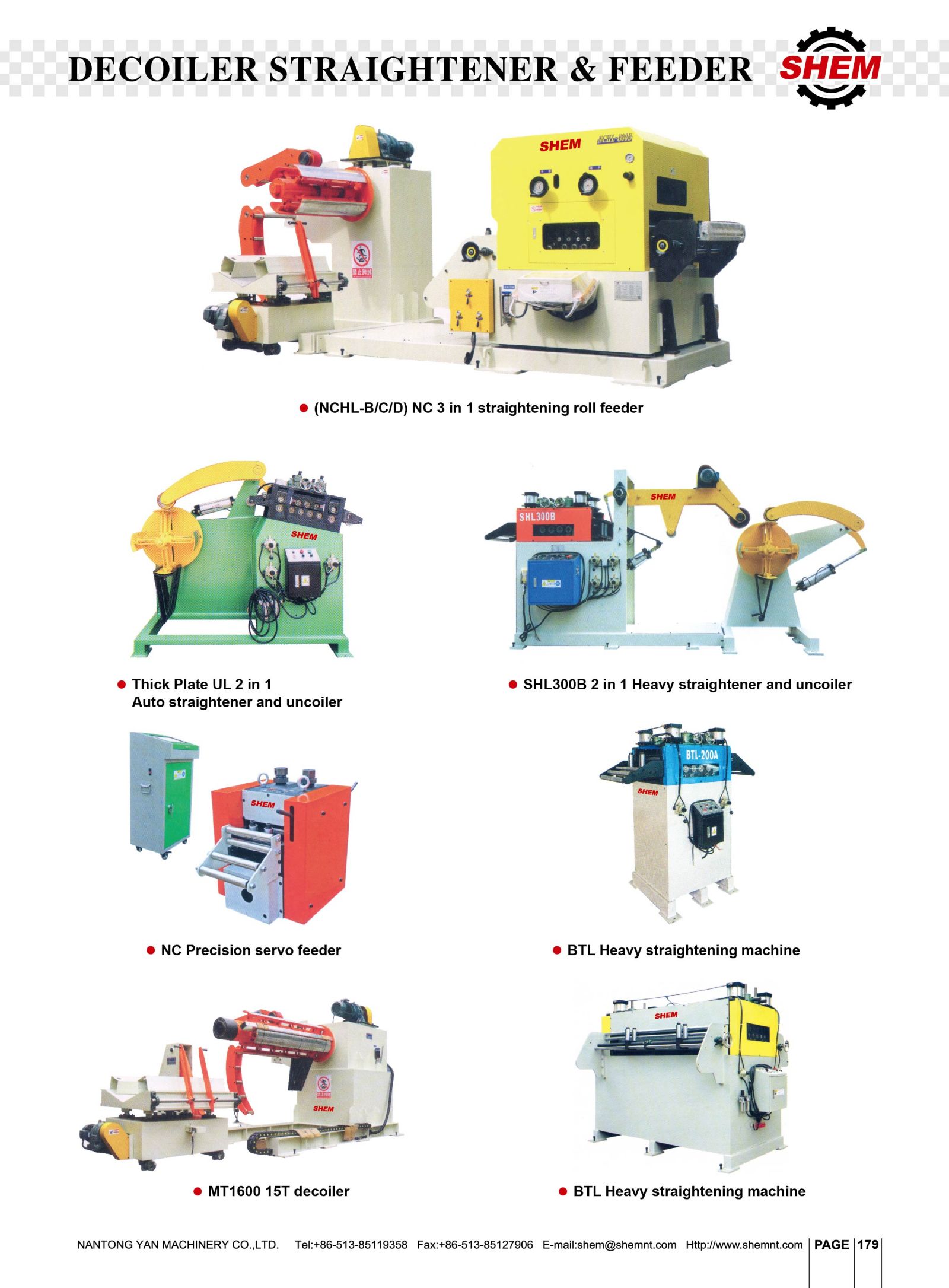 P179 DECOILER STRAIGHTENER$FEEDER