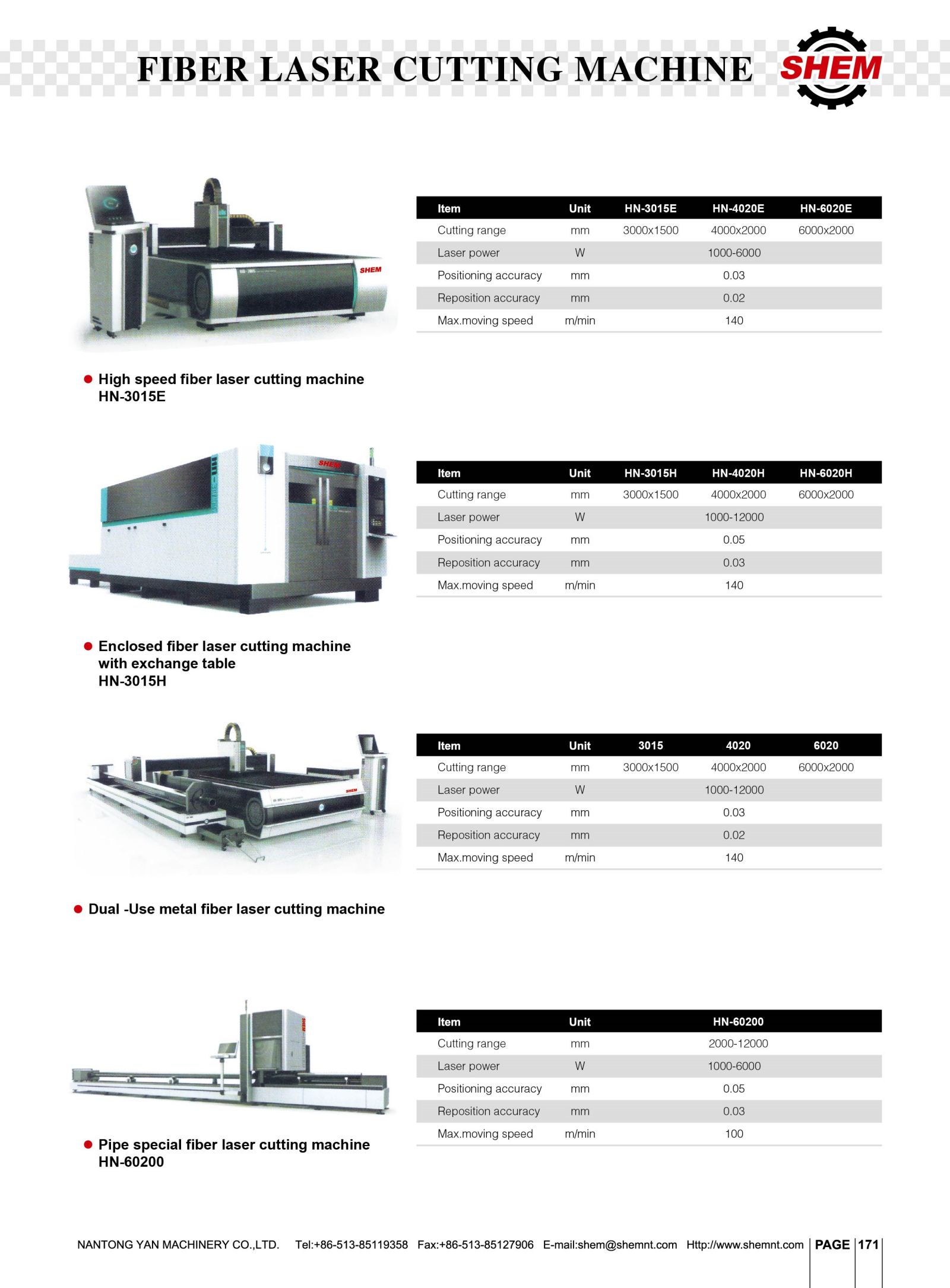 P171 FIBER LASER CUTTING MACHINE