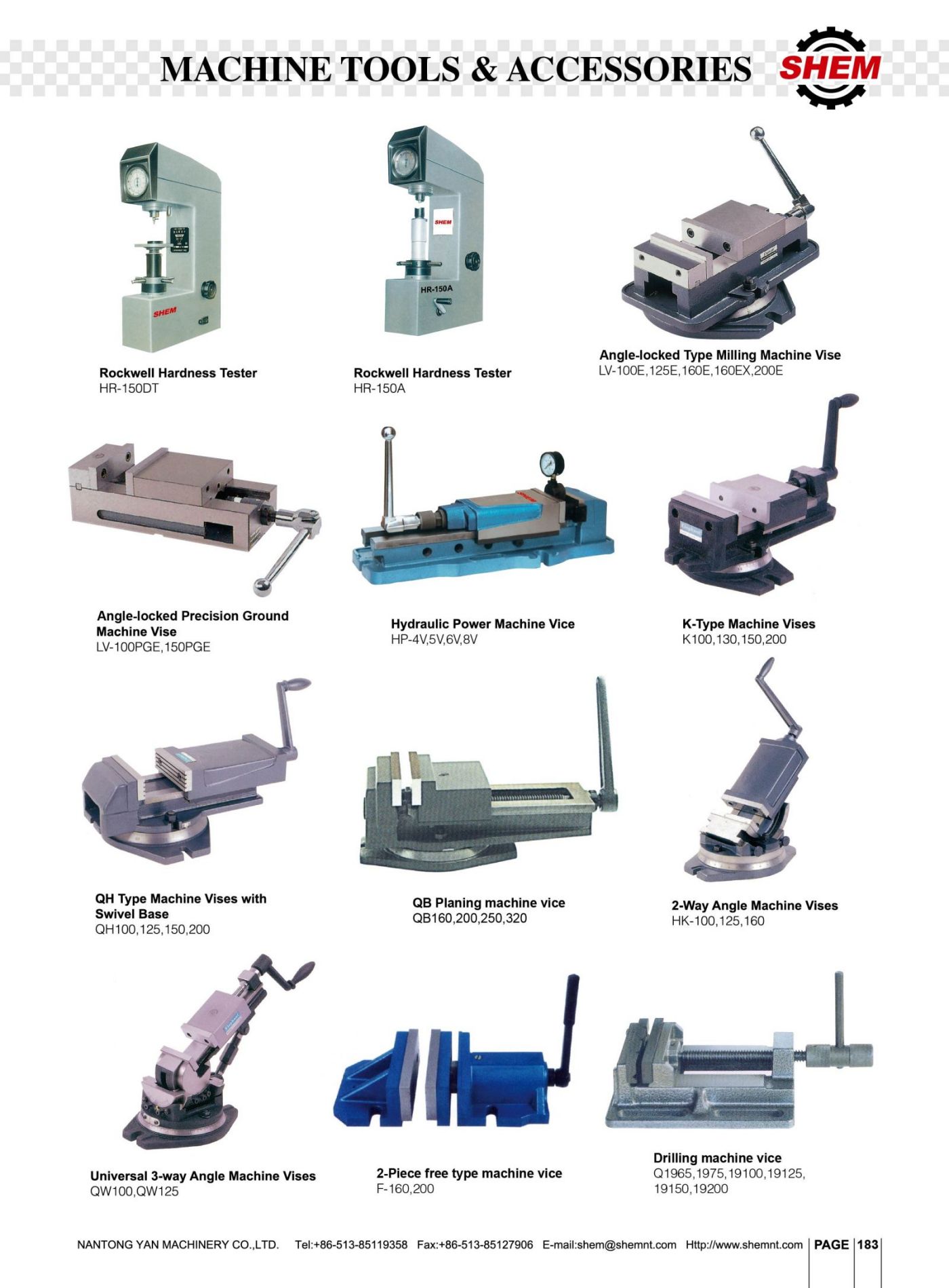 P183 MACHINE TOOLS&ACCESSORIES