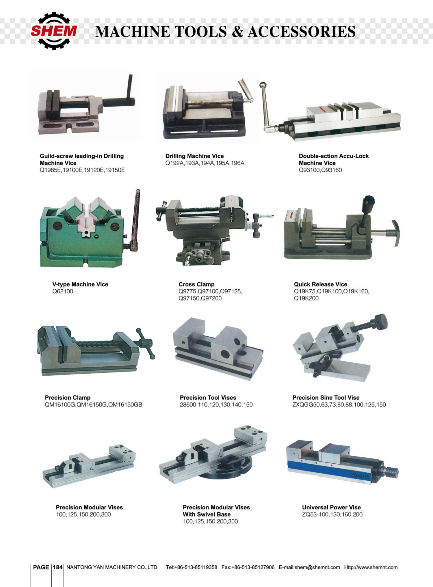 P184 MACHINE TOOLS&ACCESSORIES