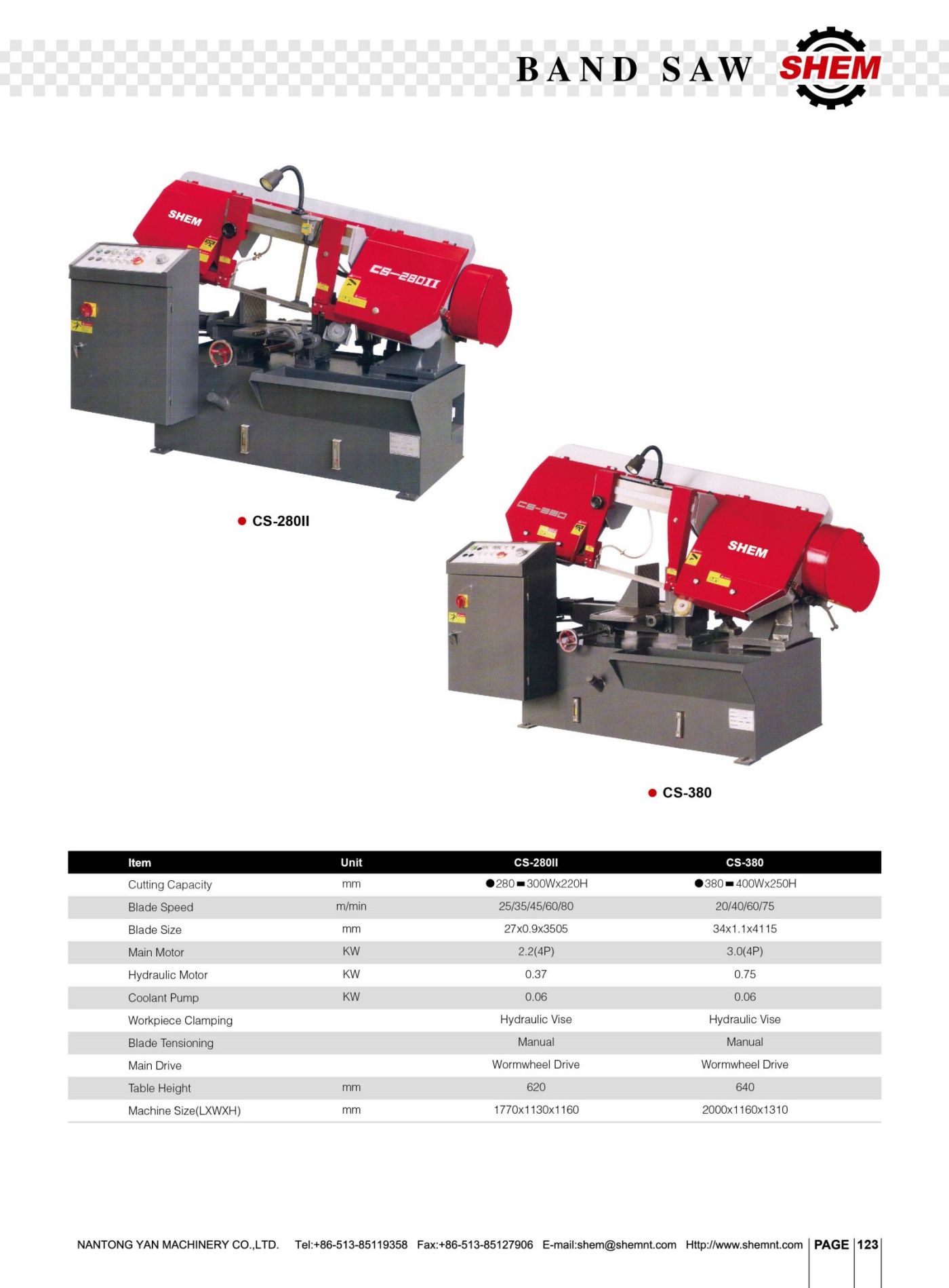P123 BAND SAW