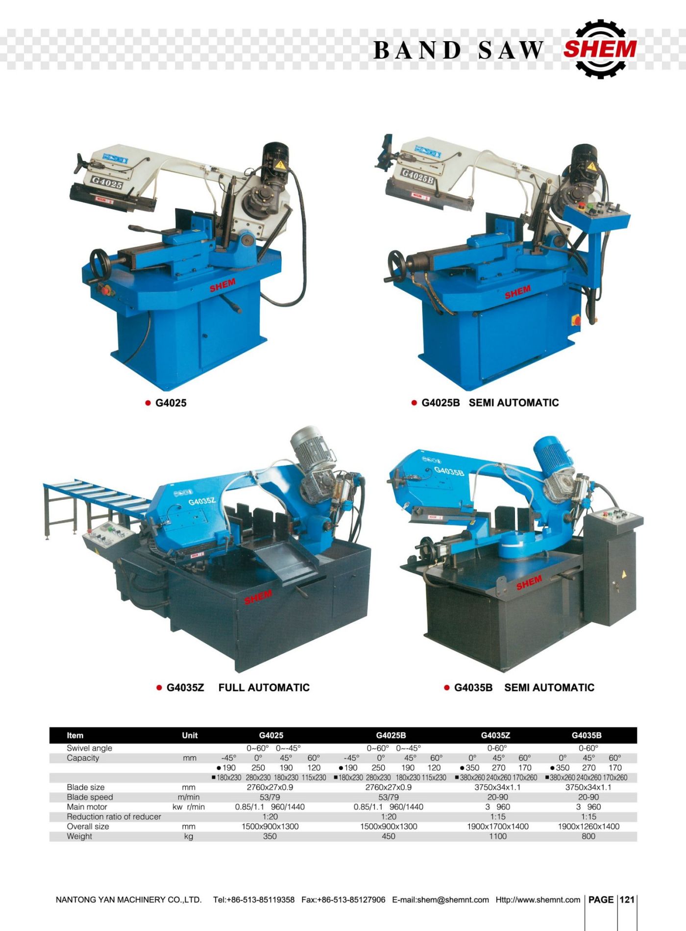 P121 BAND SAW