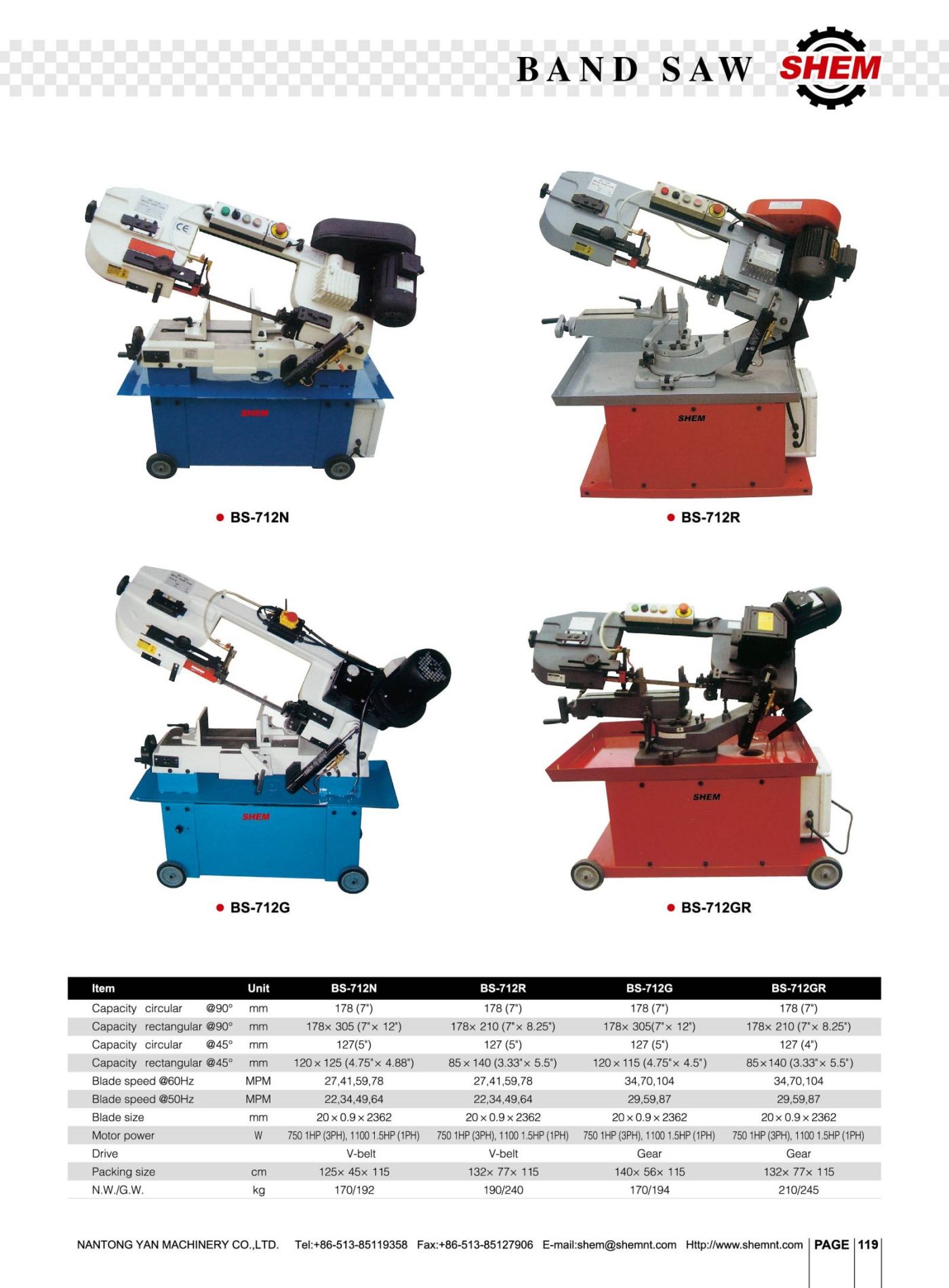 P119 BAND SAW