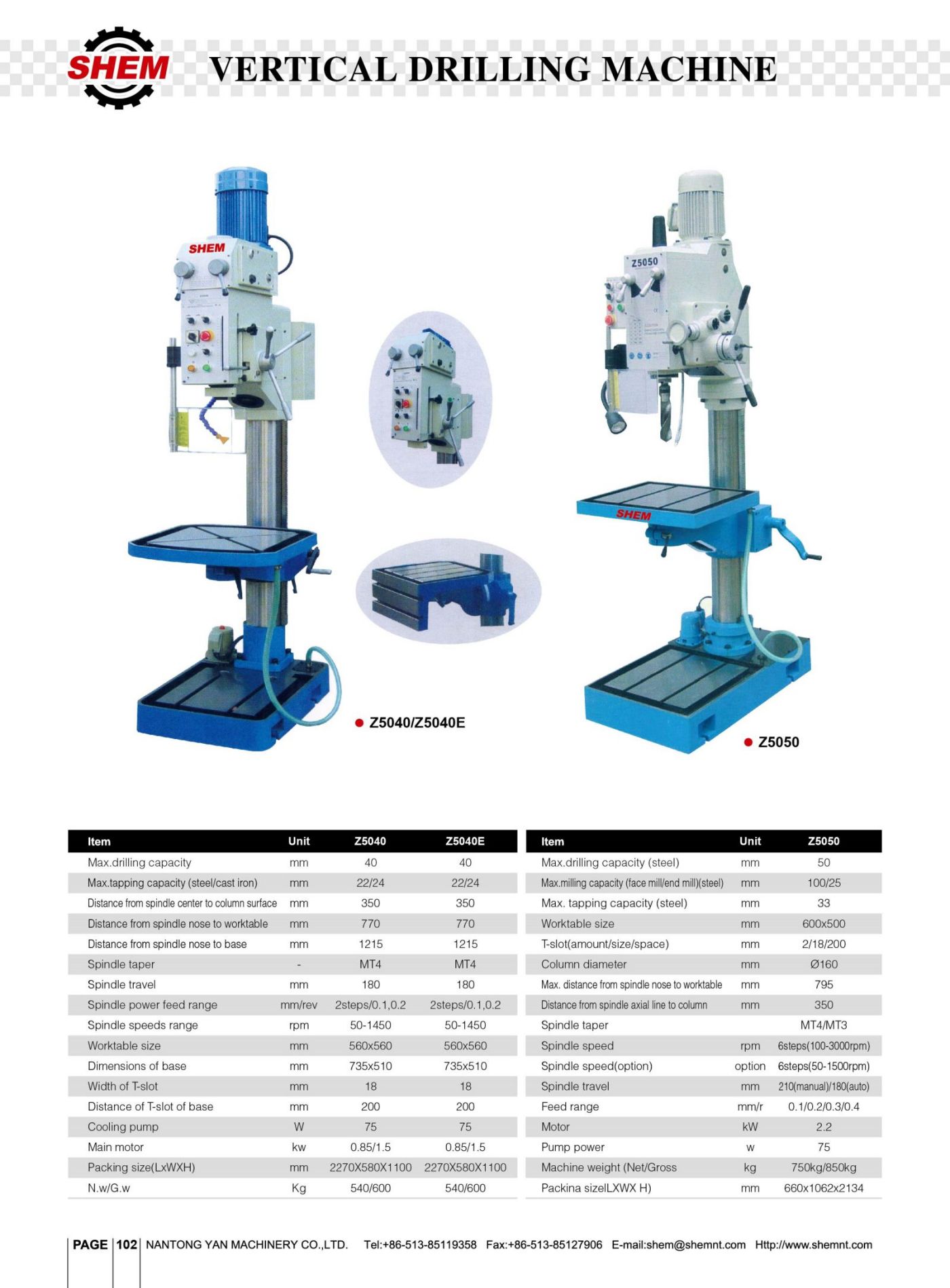 P102 VERTICAL DRILLING MACHINE
