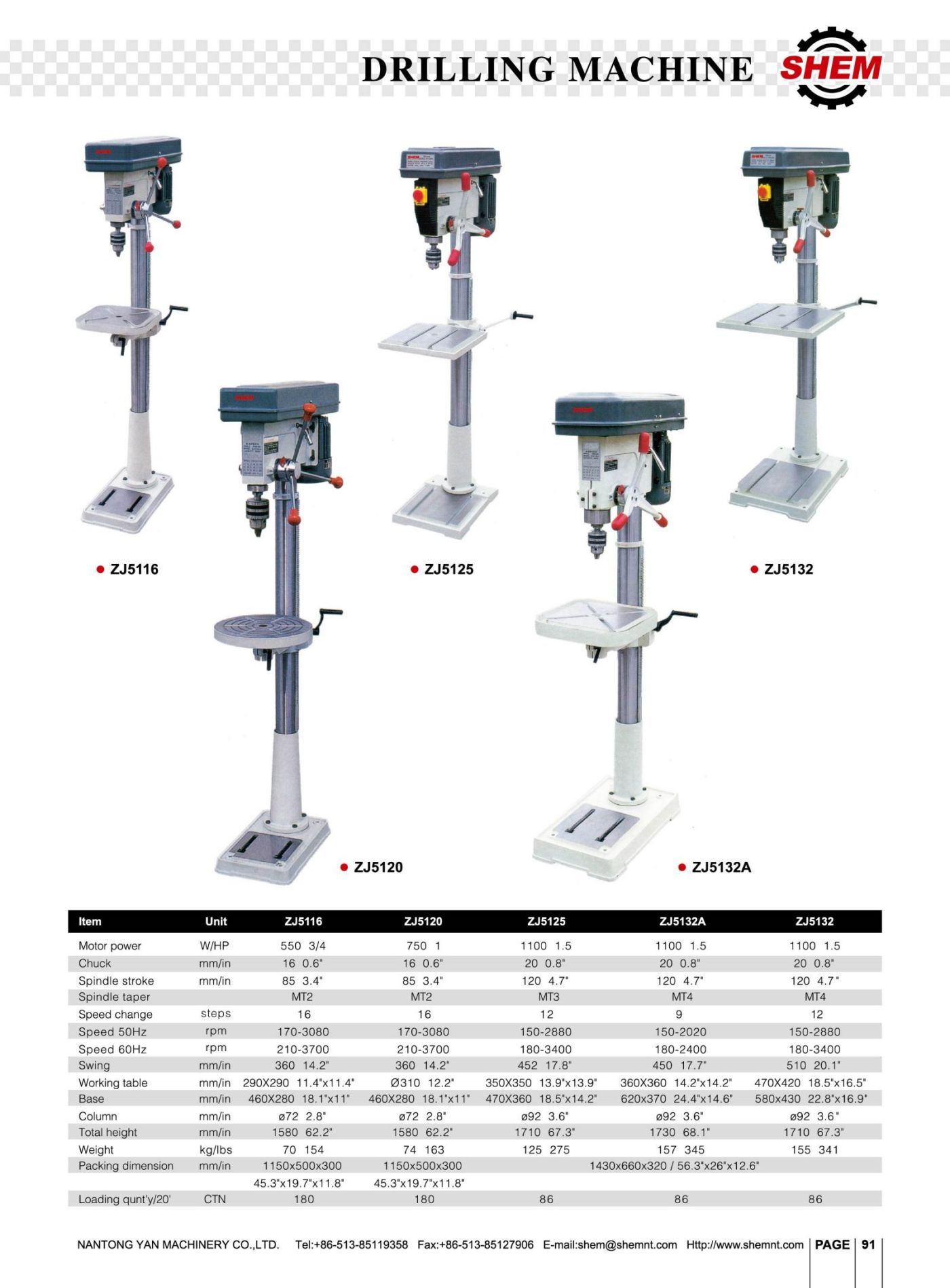 P91 DRILLING MACHINE