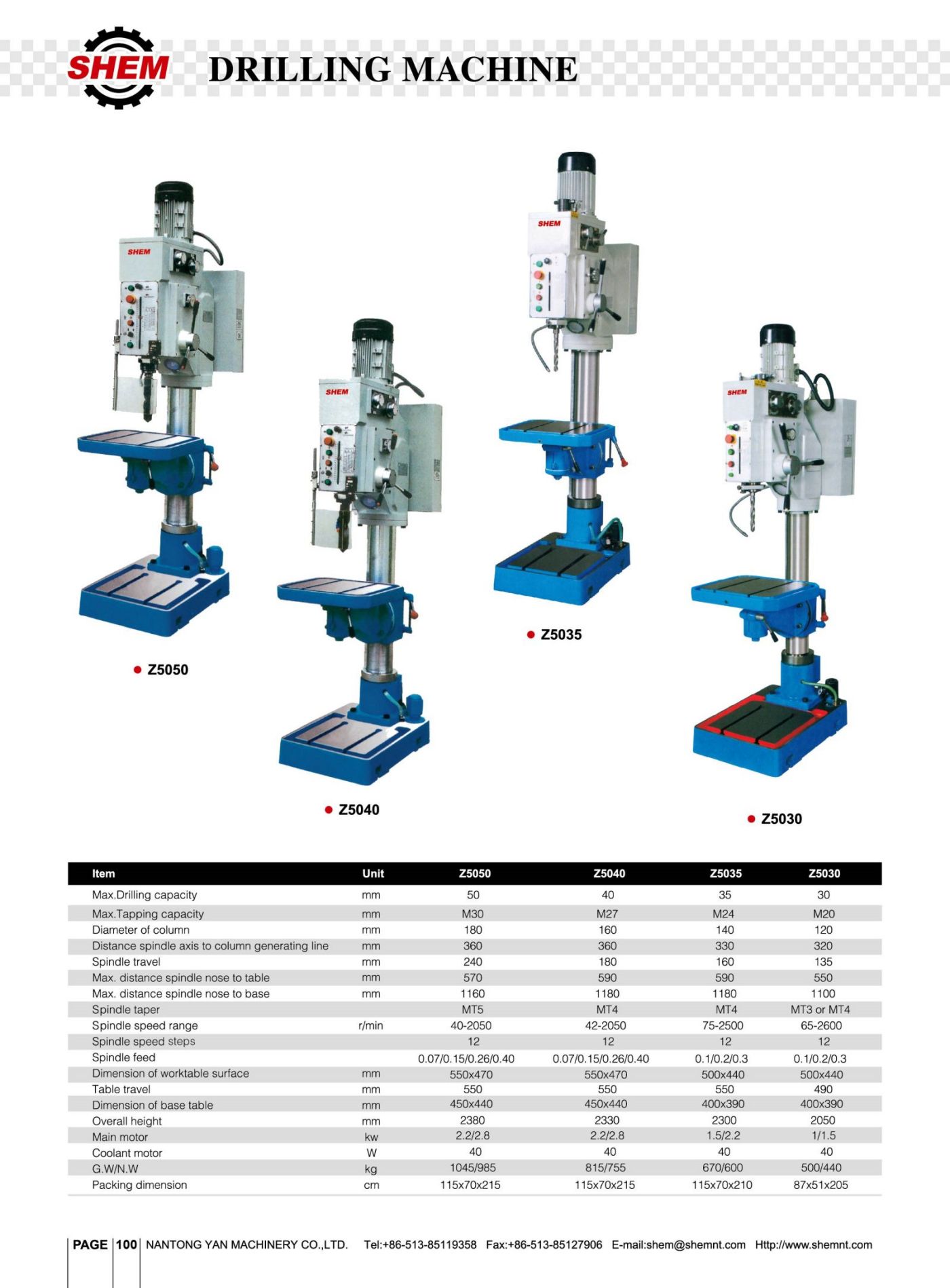 P100 DRILLING MACHINE