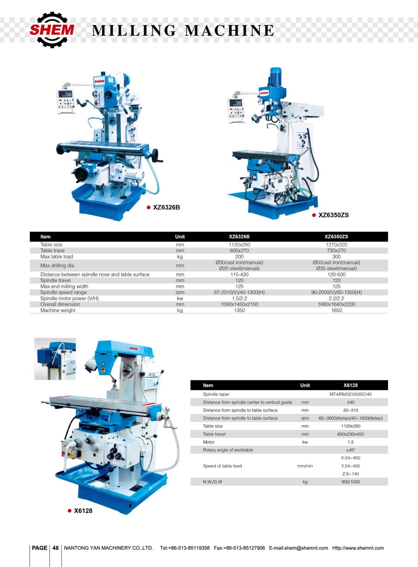 P48 MILLING MACHINE