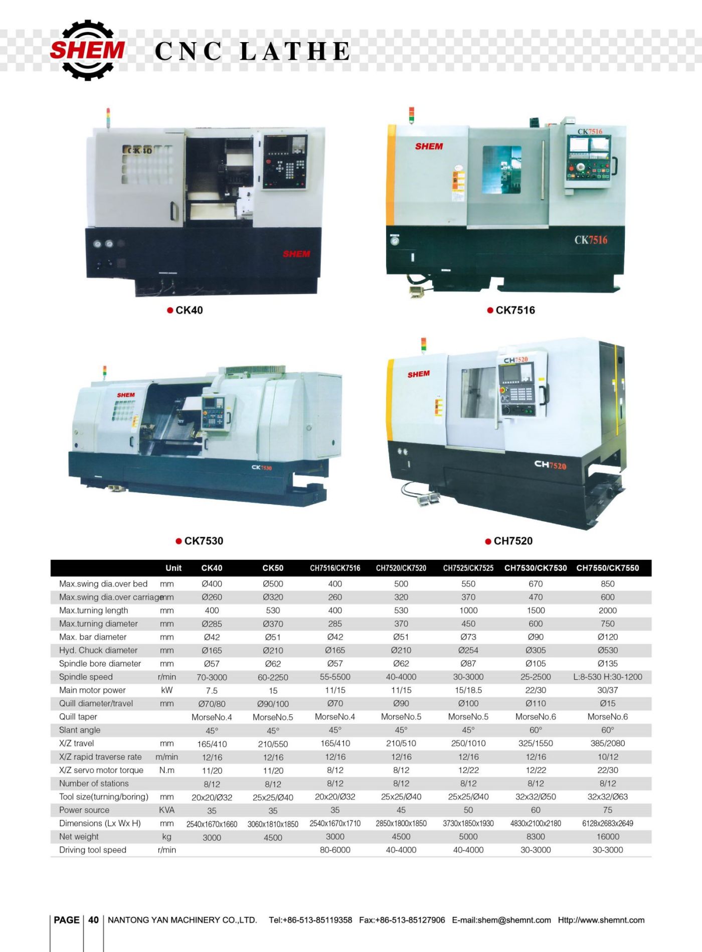 P40 CNC LATHE