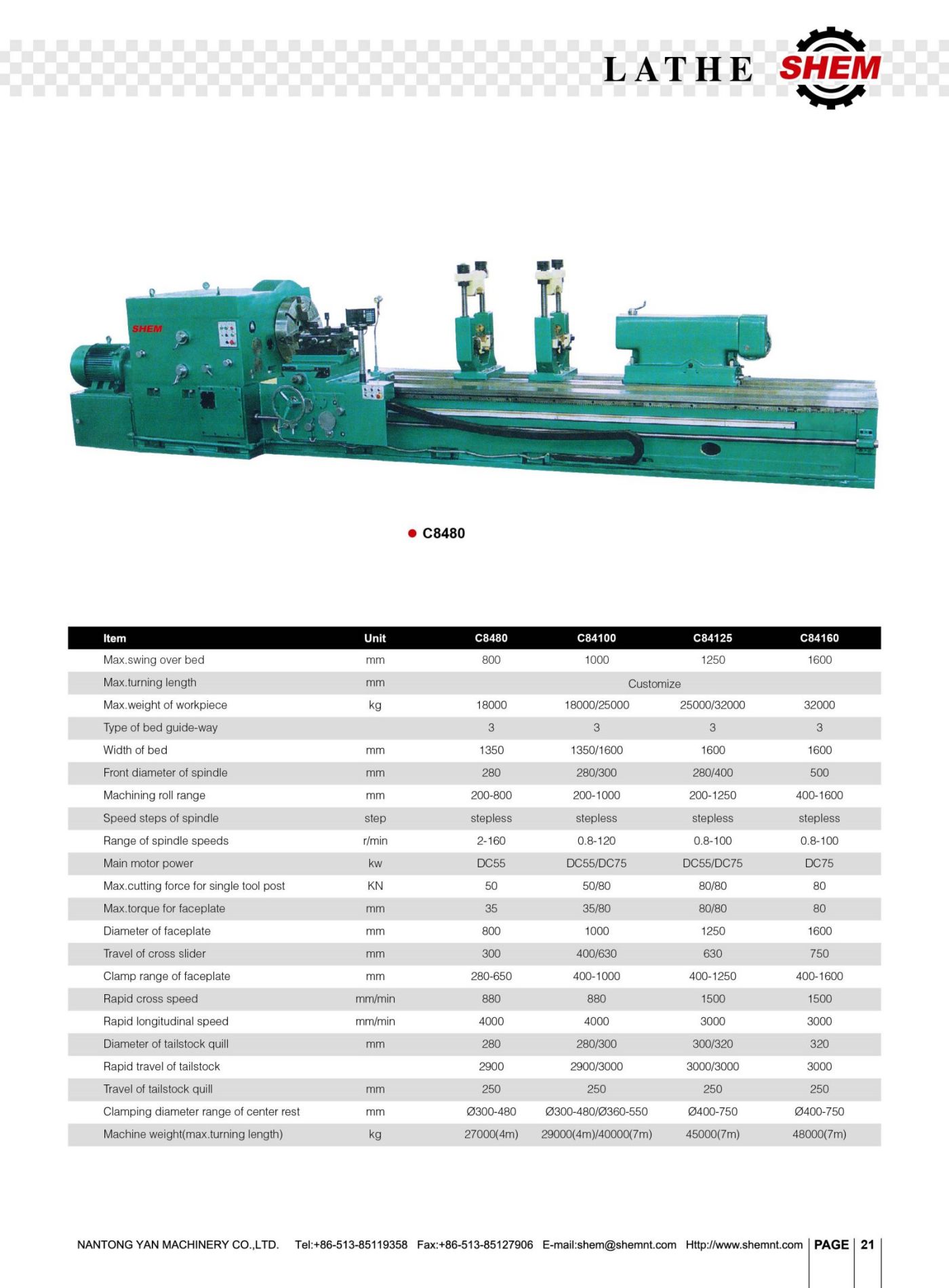 P21 LATHE