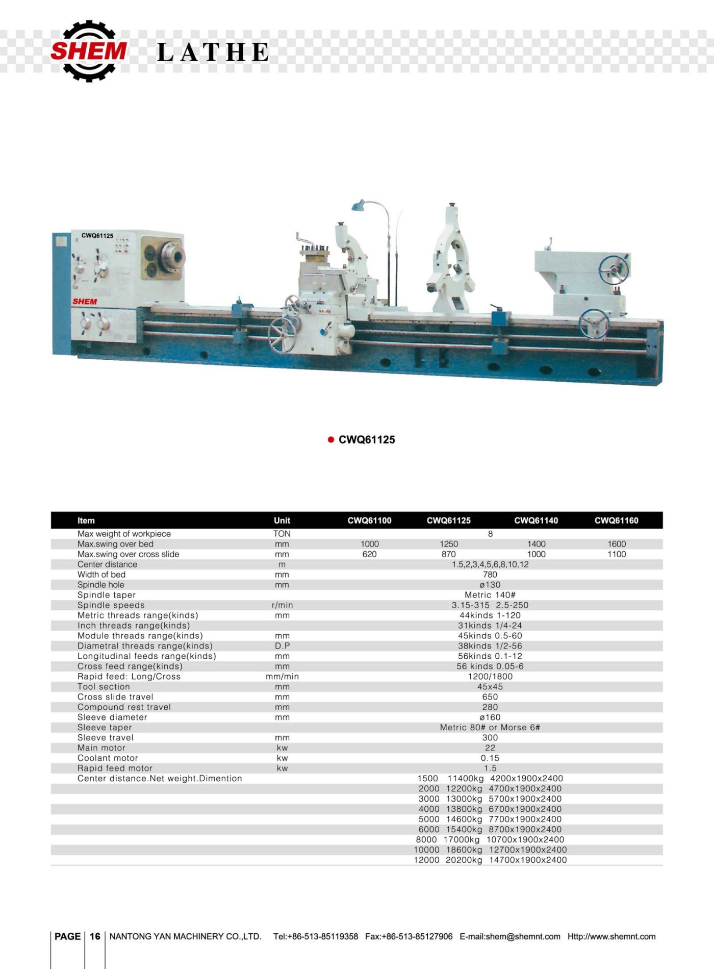 P16 LATHE